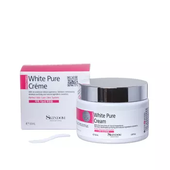 SKINDOM Крем отбеливающий для лица / WHITE PURE CREAM 50 мл