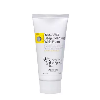 SKINDOM Пенка дрожжевая для сверхглубокой очистки лица / YEAST ULTRA DEEP CLEANSING WHIP FOAM 150 мл