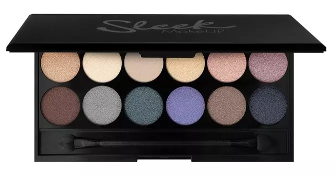 SLEEK MAKEUP Палетка теней для век, 12 тонов / Storm Eyeshadow Palette I-Divine 119 г