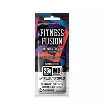 SOLBIANCA Крем-автозагар с кофеином, экстрактами арники и папайи / Fitness Fusion 25х bronzer 15 мл