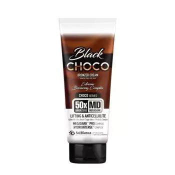 SOLBIANCA Крем-автозагар с маслами кофе, дерева ши, экстрактом имбиря и комплексом пребиотиков / Choco Black 125 мл