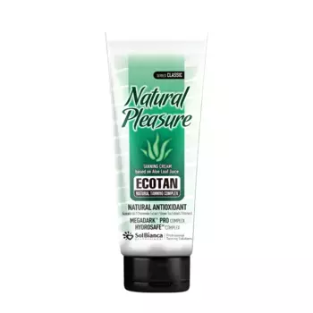 SOLBIANCA Крем для усиления загара с маслом авокадо, экстрактами зеленого чая, ромашки и витамином Е / Natural Pleasure 125 мл