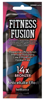 SOLBIANCA Крем с экстрактами ягод клюквы, зверобоя, кофеином и бронзаторами для загара в солярии / Fitness Fusion 15 мл