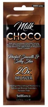 SOLBIANCA Крем-автозагар с маслами какао, семян дерева ши, протеинами молока и витаминным комплексом / Choco Milk 15 мл