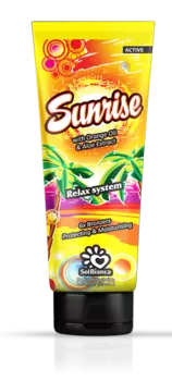 SOLBIANCA Крем с маслом апельсина, экстрактом алоэ и бронзаторами для загара в солярии / Sunrise 125 мл