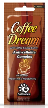 SOLBIANCA Крем-автозагар с кофеином, маслом дерева ши, экстрактами имбиря и арники / Coffee Dream 15 мл