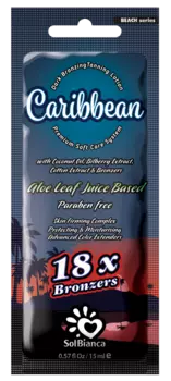 SOLBIANCA Крем-автозагар с маслами зеленого кофе, семян чиа и экстрактом ананаса / Caribbean 35х bronzers 15 мл