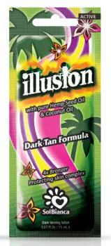 SOLBIANCA Крем-автозагар с маслами семян конопли, авокадо, церамидами и фосфолипидами / Illusion 15 мл