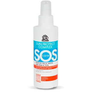 SOLBIANCA Молочко после загара для лица и тела / SOS care 150 мл