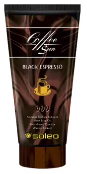 SOLEO Бронзатор максимальный натуральный с запахом кофе эспрессо / Coffe Sun Black Espresso 150 мл