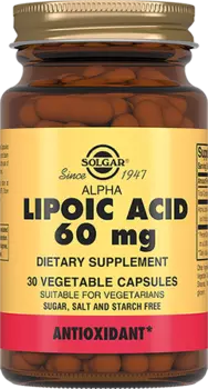 SOLGAR Альфа-липоевая кислота, капсулы № 30