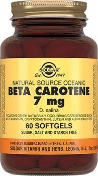 SOLGAR Бета-каротин 7 мг, капсулы № 60