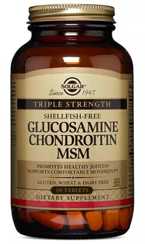 SOLGAR Комплекс глюкозамина и хондроитина № 60