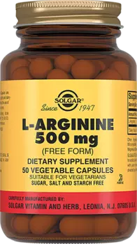 SOLGAR L-Аргинин, капсулы 500 мг № 50