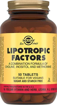 SOLGAR Липотропный фактор, таблетки № 50