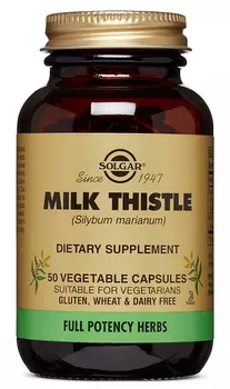 SOLGAR Молочный чертополох, капсулы № 50
