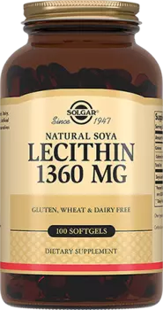 SOLGAR Натуральный соевый лецитин, капсулы 1360 мг № 100