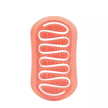 SOLOMEYA Арома-расческа для сухих и влажных волос с ароматом персика, мини / Aroma Brush for Wet&Dry hair Peach mini 1 шт