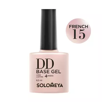 SOLOMEYA База-DD суперэластичная на основе нано-каучукового материала цвет French 15 / DD BASE GEL 8,5 мл