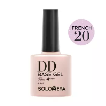 SOLOMEYA База-DD суперэластичная на основе нано-каучукового материала цвет French 20 / DD BASE GEL 8,5 мл