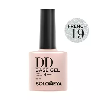 SOLOMEYA База-DD суперэластичная на основе нано-каучукового материала цвет French 19 / DD BASE GEL 8,5 мл