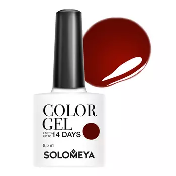 SOLOMEYA Гель-лак для ногтей 121 Марсала / Color Gel Marsala 8,5 мл