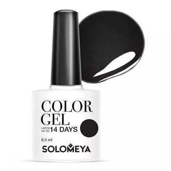 SOLOMEYA Гель-лак для ногтей SCG003 Идеально черный / Color Gel Perfectly Black 8,5 мл