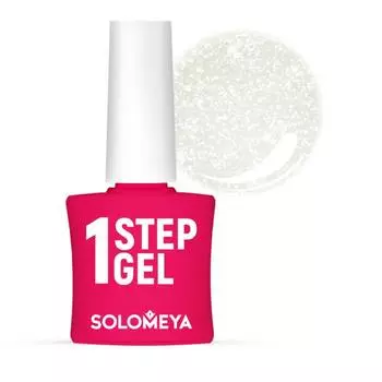 SOLOMEYA Гель-лак однофазный для ногтей, 46 бриллиант / One Step Gel Diamond 4,5 мл