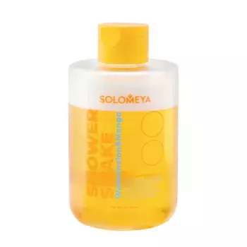 SOLOMEYA Гель-шейк для душа Арбуз и Манго / Shower shake Watermelon&Mango 300 мл