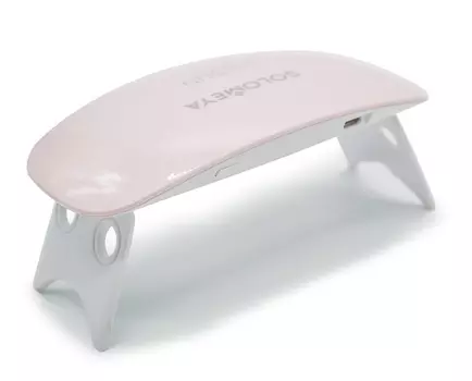 SOLOMEYA Лампа UV/LED 6 Вт, розовая / mini SUN (6W)