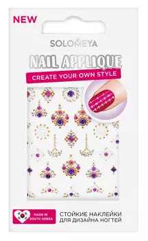 SOLOMEYA Наклейки для дизайна ногтей Восточная сказка / Oriental tale