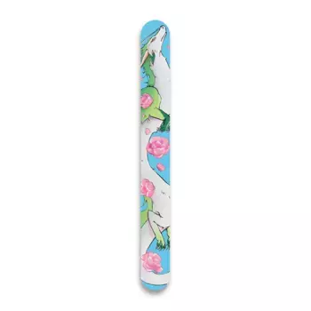 SOLOMEYA Пилка для ногтей 180/220 / Flower dragon Nail File 1 шт