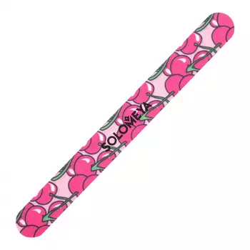 SOLOMEYA Пилка для ногтей 180/220 Сладкоежка / Sweet Tooth Nail File