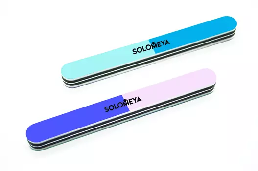 SOLOMEYA Пилка-шлифовщик классической формы 3-х сторонний 240/320/800 / 3 Way Classic Sanding Sponge