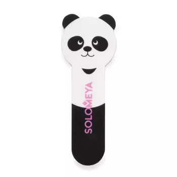 SOLOMEYA Полировщик для натуральных и искусственных ногтей Маленькая панда, 400/3000 / Llittle Panda Shiner Bear 3