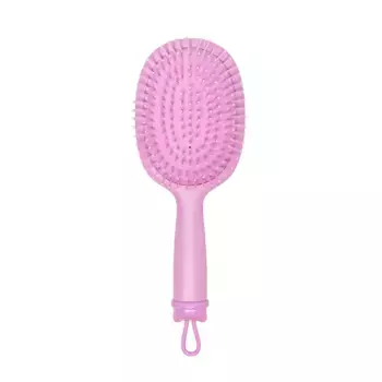 SOLOMEYA Расческа массажная для волос милый мишка, розовая / Cute Bear Massage Hair Brush Pink