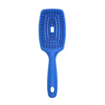 SOLOMEYA Расческа вентилируемая для волос, синяя / Vented Hair Brush Blue