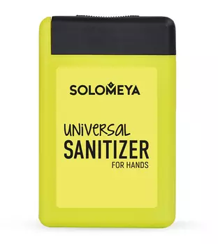 SOLOMEYA Средство антибактериальное универсальное для рук, лимон / Universal Sanitizer Spray for hands Lemon 20 мл