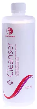 SOLOMEYA Средство для обезжиривания ногтей и снятия липкого слоя Клензер 2 в 1 / Cleanser 500 мл