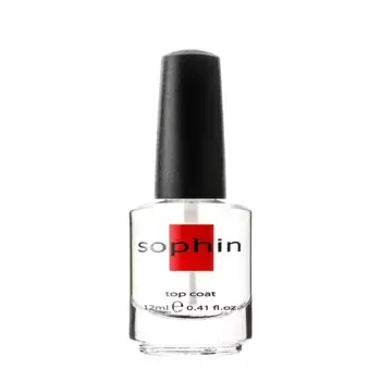 SOPHIN Покрытие верхнее укрепляющее для маникюра / Top coat 12 мл