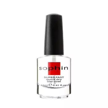 SOPHIN Сушка-супер закрепитель лака / SUPER FAST QUICK DRY Top Coat 12 мл