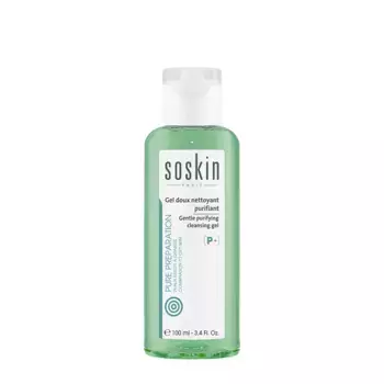 SOSKIN Гель очищающий для комбинированной кожи / P+ Gentle Purifying Cleansing Gel 100 мл