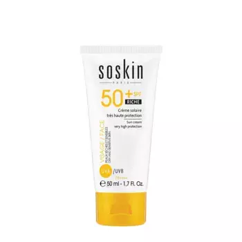 SOSKIN Крем солнцезащитный питательный SPF 50 / Low-Tox® Sun Cream Very high Protection 50 мл
