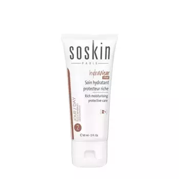 SOSKIN Крем увлажняющий, питательный для сухой кожи / R+ Hydrawear Cream Rich moisturising protective care 60 мл