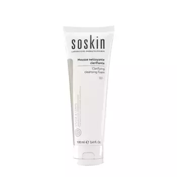 SOSKIN Пенка-мусс очищающая осветляющая / W+ Clarifying Cleansing Foam 100 мл