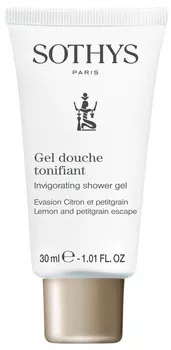SOTHYS Гель тонизирующий для душа, с лимоном и петитгрейном / AROMA SOTHYS 30 мл
