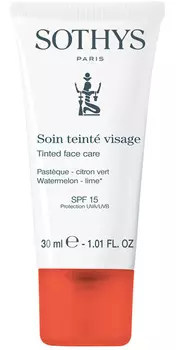 SOTHYS Крем тонирующий увлажняющий с ароматом арбуза и лайма 30 мл