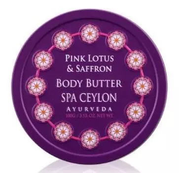 SPA CEYLON Баттер ультрапитательный для тела Лотос и шафран 100 г