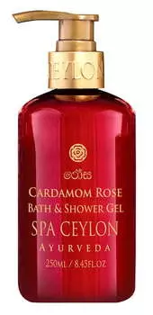 SPA CEYLON Гель для ванны и душа Роза и кардамон 300 мл