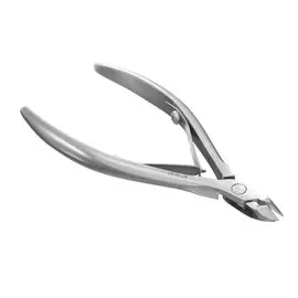 STALEKS Кусачки профессиональные с кембриком для кожи, К-15 режущая часть 7 мм